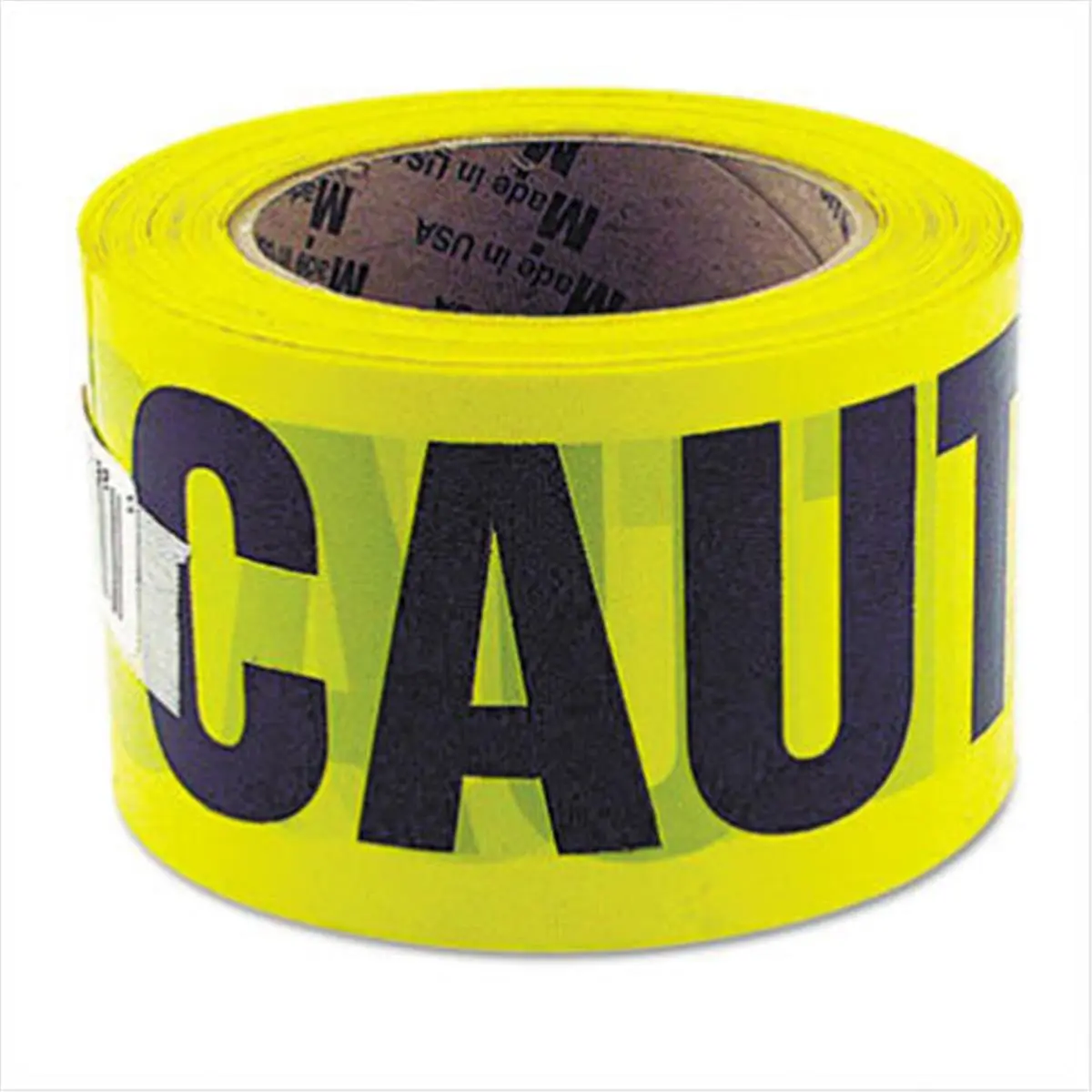 Great Neck Caution Tape, Bright Yellow Non-Adhesive Printed Roll, 3 in Wide by 1000 ft Long for Sports & Outdoor Warning and Accident Prevention, Crowd Control, Caution Mark, Yellow Tape, Alert, Safety Sign, Outdoor Areas, Marking Tape