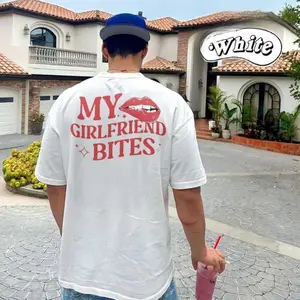 My Girlfriend Bites T-Shirt, Funny Relationship Shirt, Quirky Couple Gift, Humor Love Tee, Funny My Girlfriend Bites Shirt
