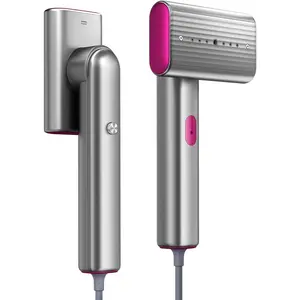 Steamer for Clothes, Portable Home & Travel Handheld Wrinkles Remover for Clothes, 15s Fast Heat-Up, 70ml Water Tank with Measuring Cup, Portable Garment Steamer for 120V Countries, Silver Gray