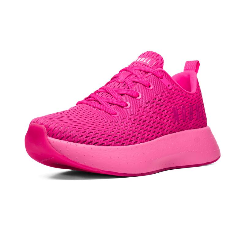NOBULL Women's Journey Shoe in Neon Pink - Running Sneaker, Walking Footwear