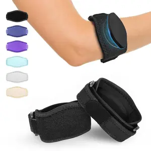 Tennis Elbow Brace 1pcs for Tendonitis, Elbow Pain Relief, for Tennis & Golfer's, Offer Support and Comfort for Eblow, One Size Fit All Elbow, Performance Forearm Band for Men Women, Black