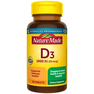 Vitamin D3 1000 IU (25 mcg) Tablets Vitamin D3 1000 IU (25 mcg) Tablets
