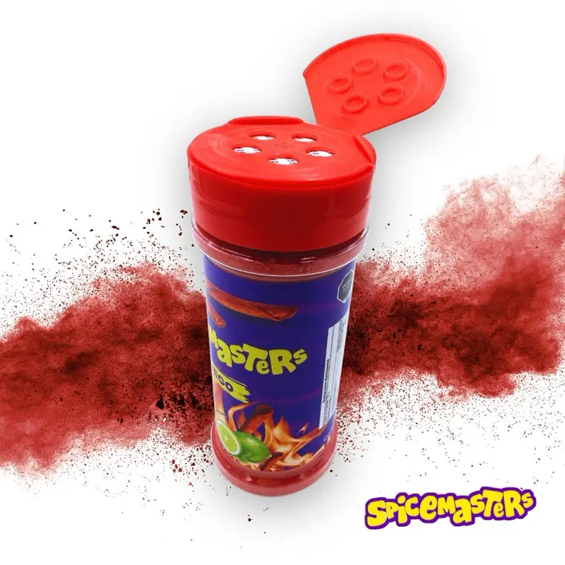 SPICEMASTERS: FUEGO  Only the Brave Survive. Red Pepper Spicy Taco ceviche tropical Mexican Adobo loco cookers Seasoning Complete Sazon Flavor Chilli MasterFoods Mixed authentic Shrimp and savory dish Salt Hot takis powder Extra Fancy viral Chili Natural