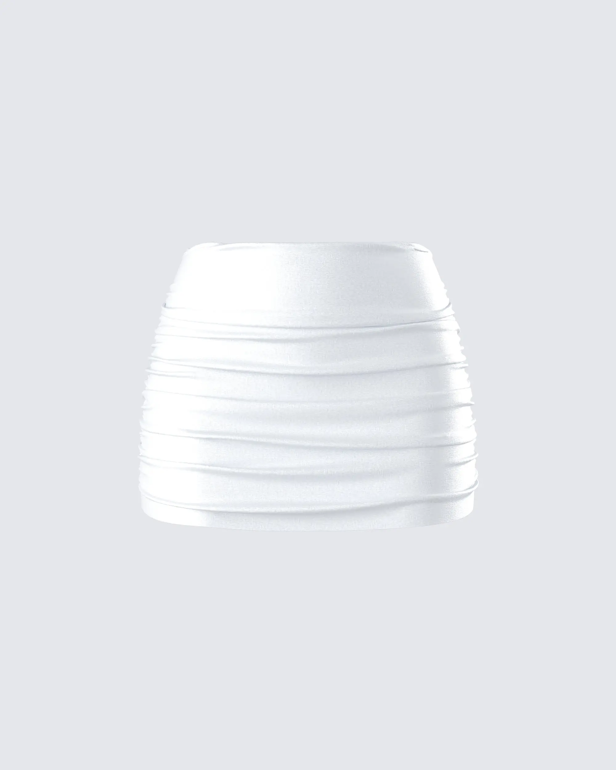 Women's Rivi White Solid Satin Spandex Bodycon Micro Mini Skirt - Slim-Fit Bottoms for Casual Wear, Party, Lady, Basic, Short Length, Plain, Xs, Watch Party