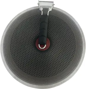 Crepe Pan Roti Tawa 13 Inch SUS 316 Stainless Steel Nonstick Surface for Dosa Tortilla Quesadilla 2.3mm Heavy Gauge Frying Pan for Omelette and Pancakes Magnetic Base Gas & Induction Compatible Detachable