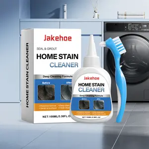 Heavy Duty Stain Cleaner Gel for Washing Machine Front Loader Door Seal Shower Bathroom Grout Tile Caulk Powerful Mold Mildew Remover Gel Deep Cleaning Household Solution Silicone