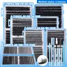 720/666/648 Clusters Thick Individual Lash Kit, Eyelash Extensions, 10D-150D Mixed Density, w/ Glue & Tools, 8-16mm Mixed Lengths, Dramatic, Eye-Enhancing, Waterproof, Sleep-Proof, Long-Lasting, For Daily, Outdoor, Dates, Festivals