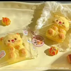 Creamy Butter Bear Squishy Toy, Creative Clay Texture, High-value Slow Rebound Stress Relief Toy for Kids, Perfect for Xiaohongshu