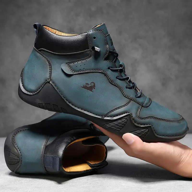 brown boots,Gym shoes,flat boots,cowboy boots,men’s boots,black cowboy boots for men,motorcycle boots men,walking boots,hunter boots,Footwear boot,Suitable for hiking and camping, durable design for men and women,blue green