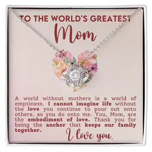 Mama Halskette, Muttertagsgeschenk von Tochter & Sohn, Mama Geschenke vom Ehemann, Schmuck für Mama Danke Geschenk
