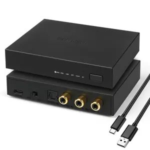 Smsl ps200 digital to analog audio converter es9039q2m xu316 usb dac usbopticalcoaxial to stereo lr rca output 32bit768khz dsd512 mqamqacd dac for pcphoneps5switchhome audio system