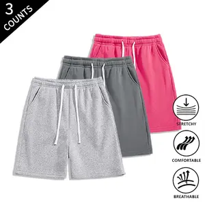 Summer Wins Men’s 3-Pack Casual Sweat Shorts – All-day comfort, stretch fabric, with pockets—ideal for workouts, gym, street style, and everyday activities