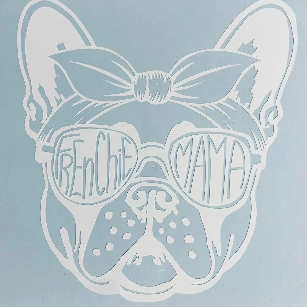 Frenchie Mama Decal | Car Decal | Frenchie Sticker | French Bulldog