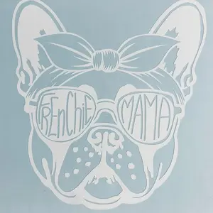 Frenchie Mama Decal | Car Decal | Frenchie Sticker | French Bulldog