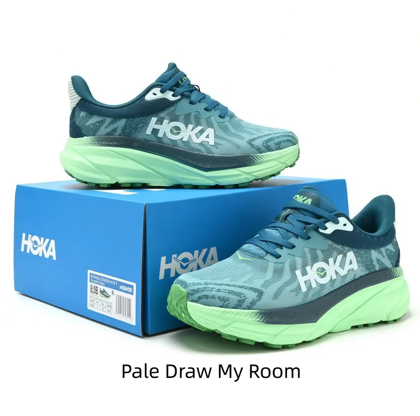 Teal Green Camo Print Road Running Shoes Gradient Light Green Ultra Thick Curved Cushion Midsole Breathable Mesh Long Distance Training Athletic Sneakers Unisex