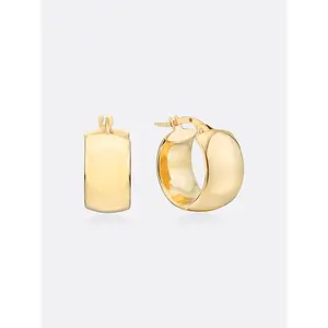 Icons Yellow Gold Mini Hoop Earrings