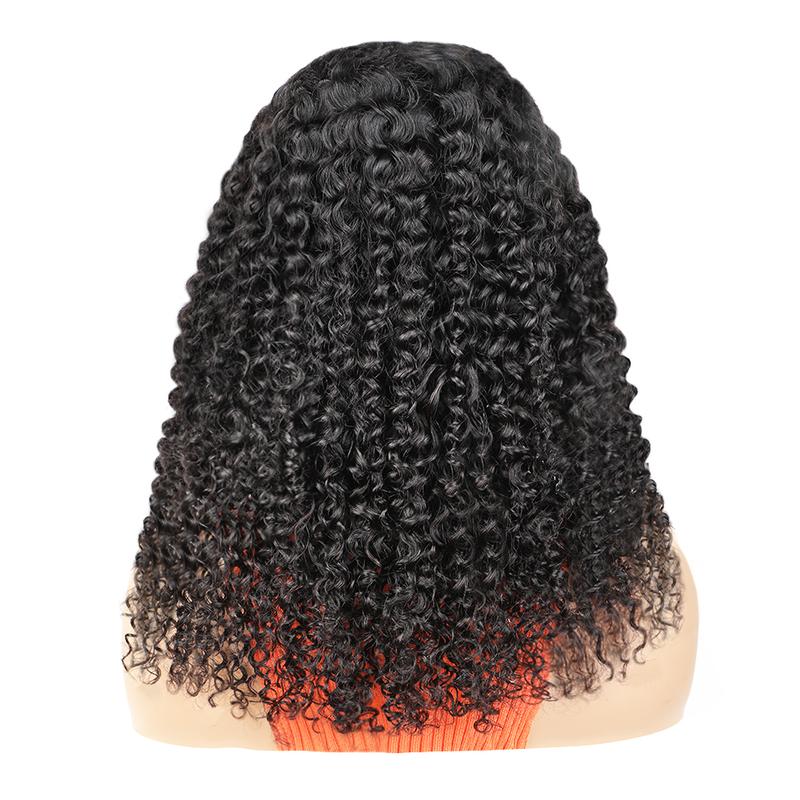 FORGIRL FOREVER Kinky Curly Glueless Wig 7x5 Bleached Knots Wear Go Wig Pre Cut HD Lace Front Wig 100% Kinky Curly Human Hair Wigs For Women