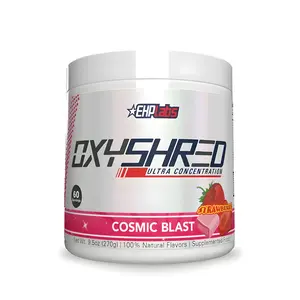 EHPlabs OxyShred Ultra Concentration Pre Workout Powder 60 Serves 15Omg Caffeine Sugar Free Vegan Friendly GlutenFree Men Women Health Fitness Supplements Cosmic BlastFlavor