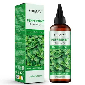 PEPPERMINT Essential Oil for Aromatherapy, Diffuser, Cleaning, Lotions, Creams, Bath Bombs, Scrubs, Candles nourish scalp joint relief massage cream dry body hexane free castor vertigo ease Moisturizing Firming Body Massage Oil