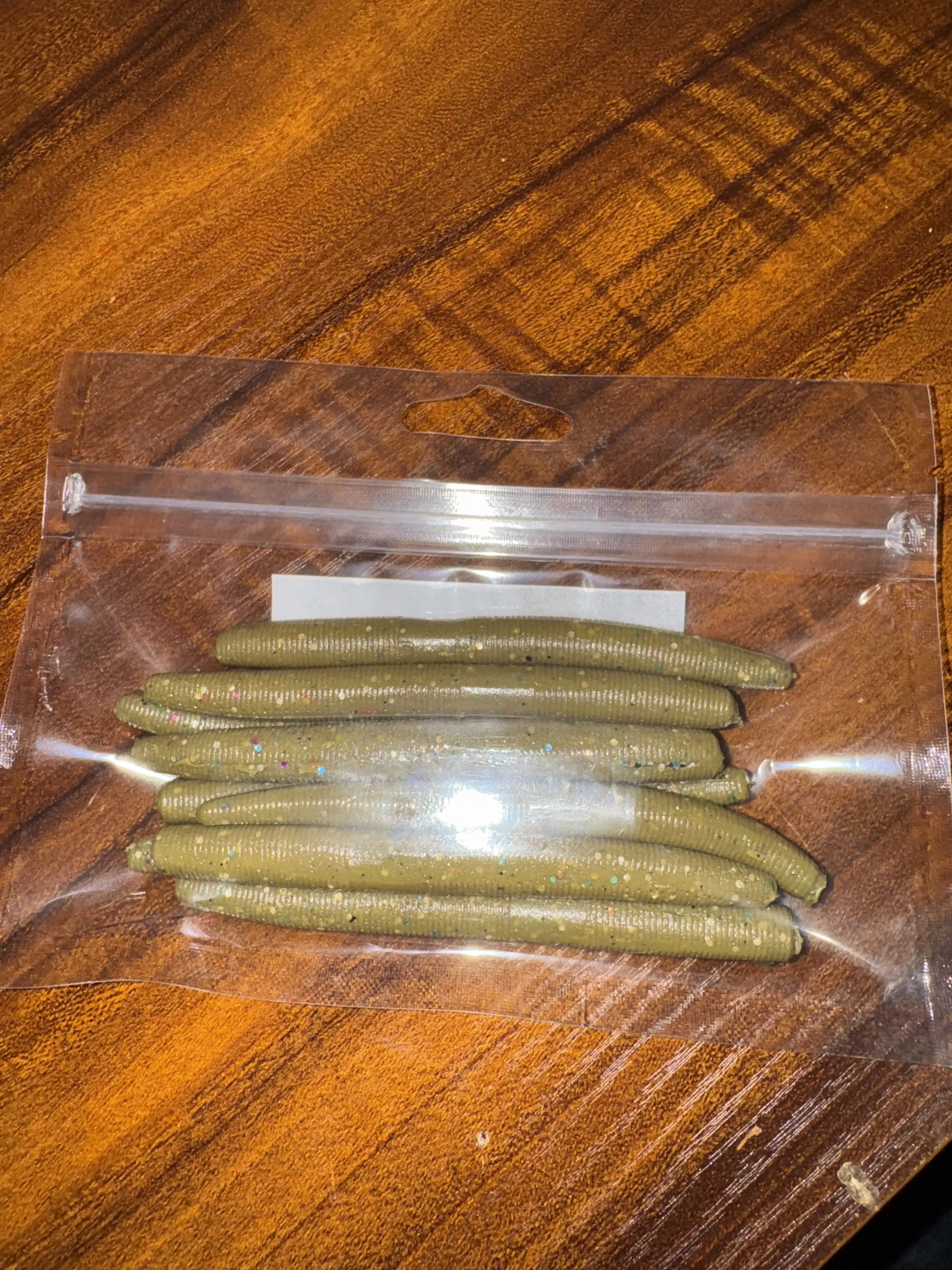 Army Green 4 Inch Senko Worms 10 Pack