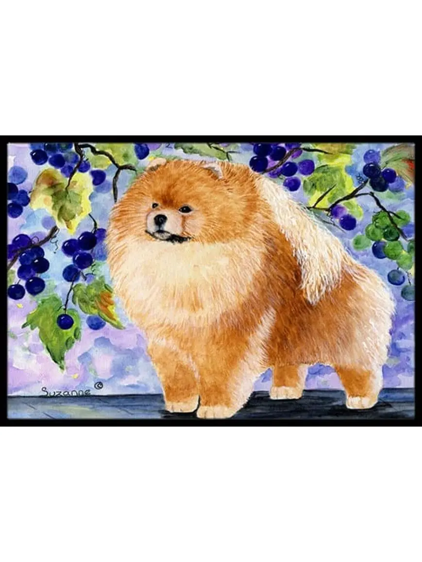 Pomeranian Indoor Outdoor Mat