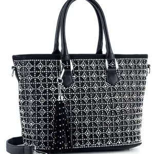 Rhinestone Shopper- Handbag