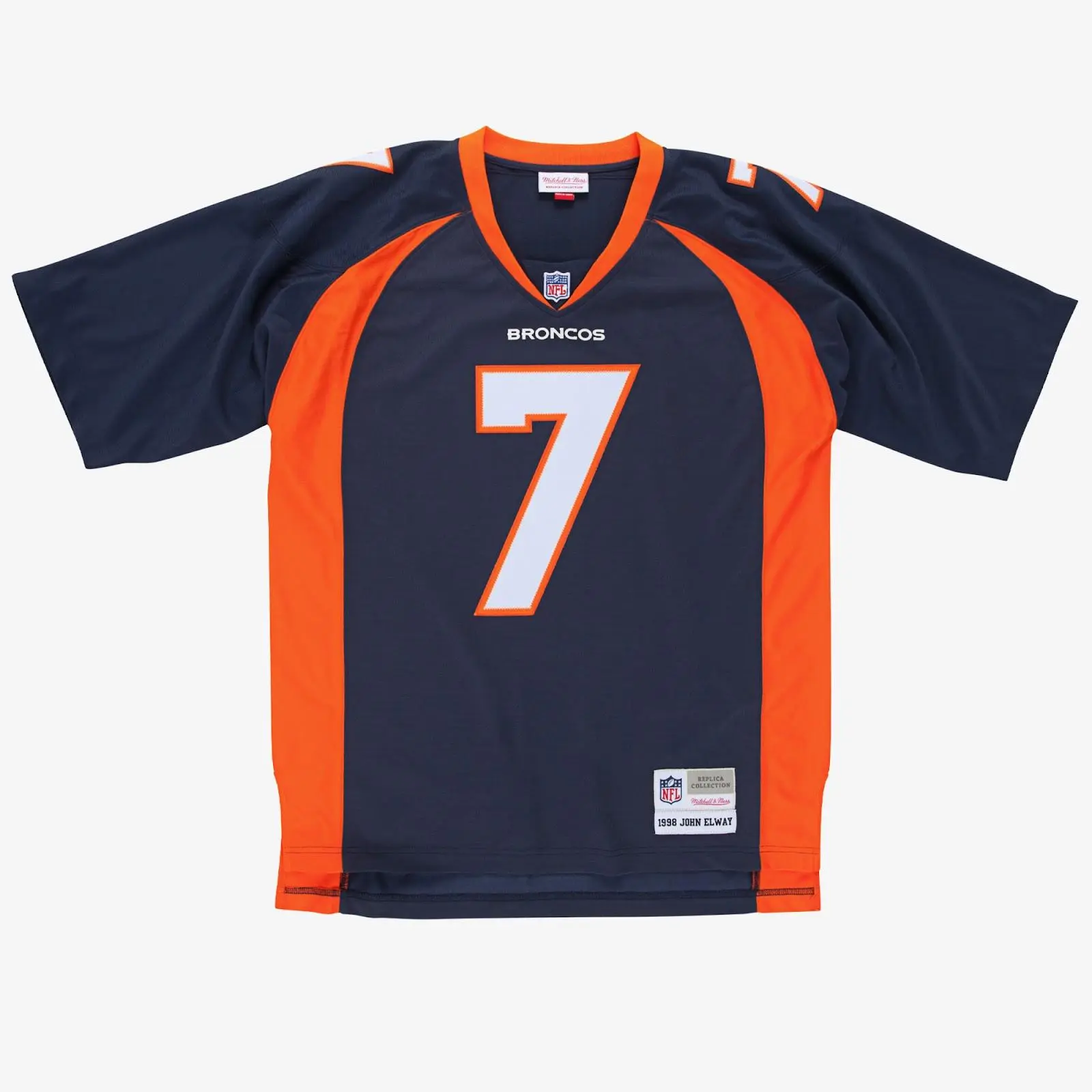 John Elway Denver Broncos 1998 Navy Legacy Jersey NFL Throwback Mitchell & Ness