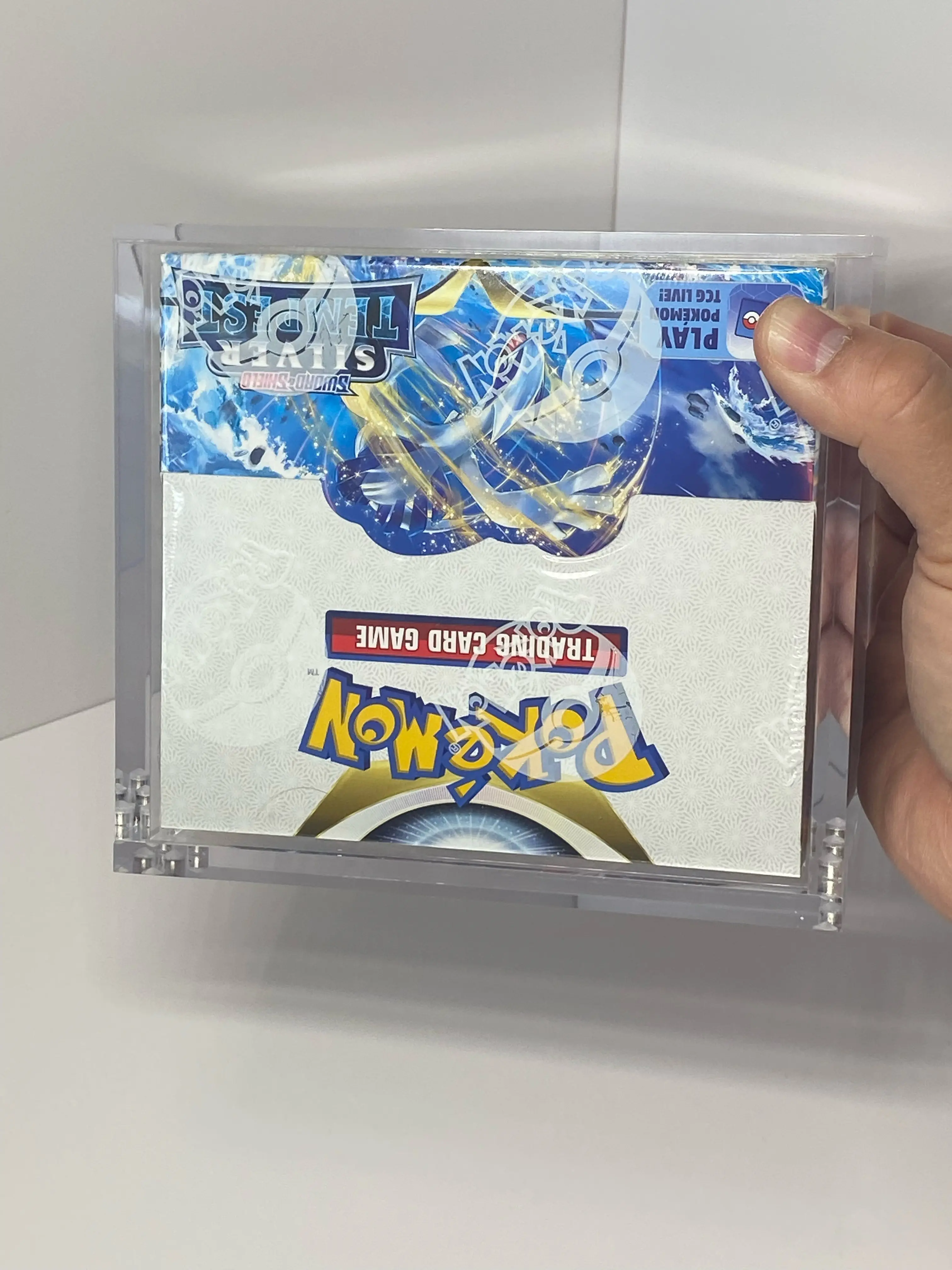 CASEMON UV Pro-Safe Acrylic Display Hard Case Pokemon Booster Box Magnetic  Lid Trading Card Toploaders Trading Card Toploaders - TikTok Shop