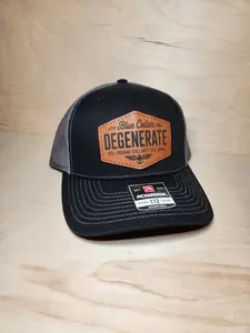 Blue Collar Degenerate Hat - Snapback Adjustable, Fitted, or Flatbill