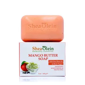 Mango Butter Soap With Rice Bran Oil & Black Pepper
