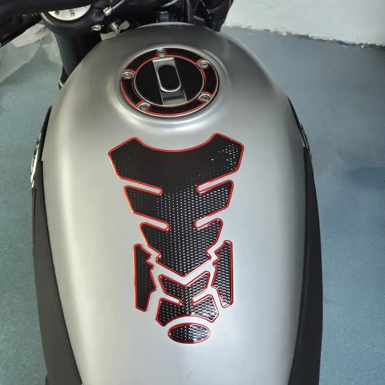 [1PCS Motorcycle Fish Bone Design Sticker Decals] - Waterproof Film, Anti-Scratch Motorcycle Decals for Fuel Tank & Refueling Cover Modification, Magnets & Stickers Category Protective Accessory, Motorcycle Decals, Magnets & Stickers
