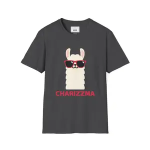 Charizzma Llama T-Shirt — Cute Sunglasses Graphic Tee