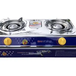 Estufa de gas de dos quemadores camping stove