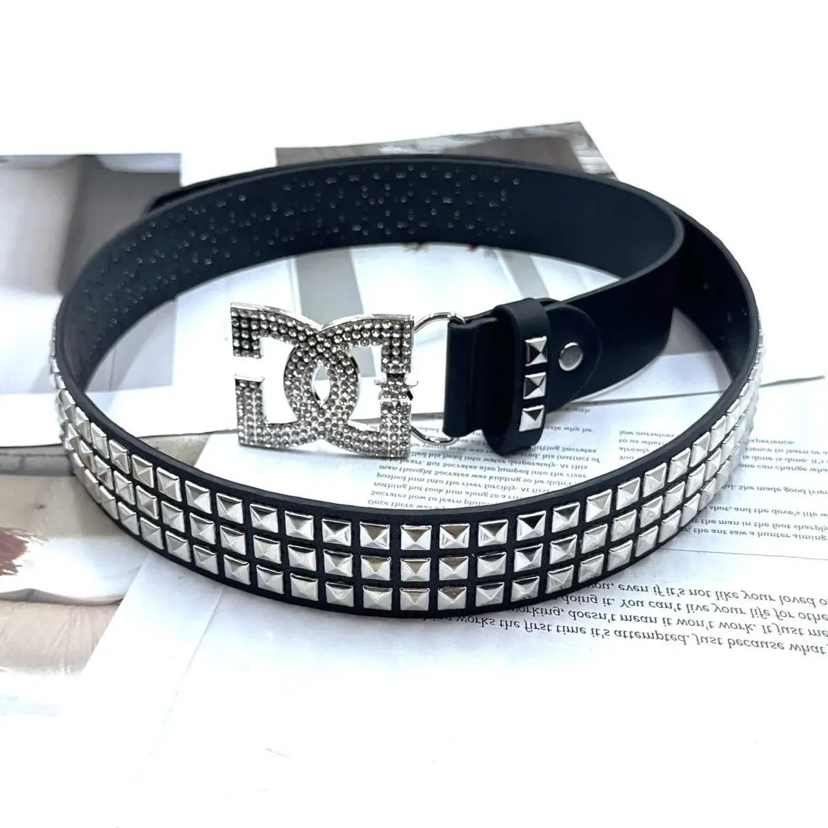 2026 Luxury Punk Belt for Women & Men – Y2K Style, Studded 