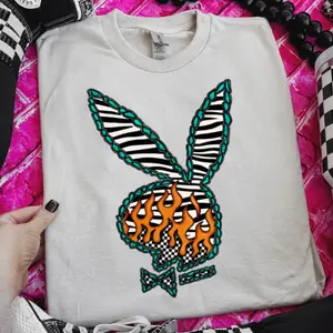 Zebra Playboy Graphic tees, vintage crewneck sweatshirts, western outfit women, cowgirl outfits, western clothing stuff tops, country concert outfits, western style clothes