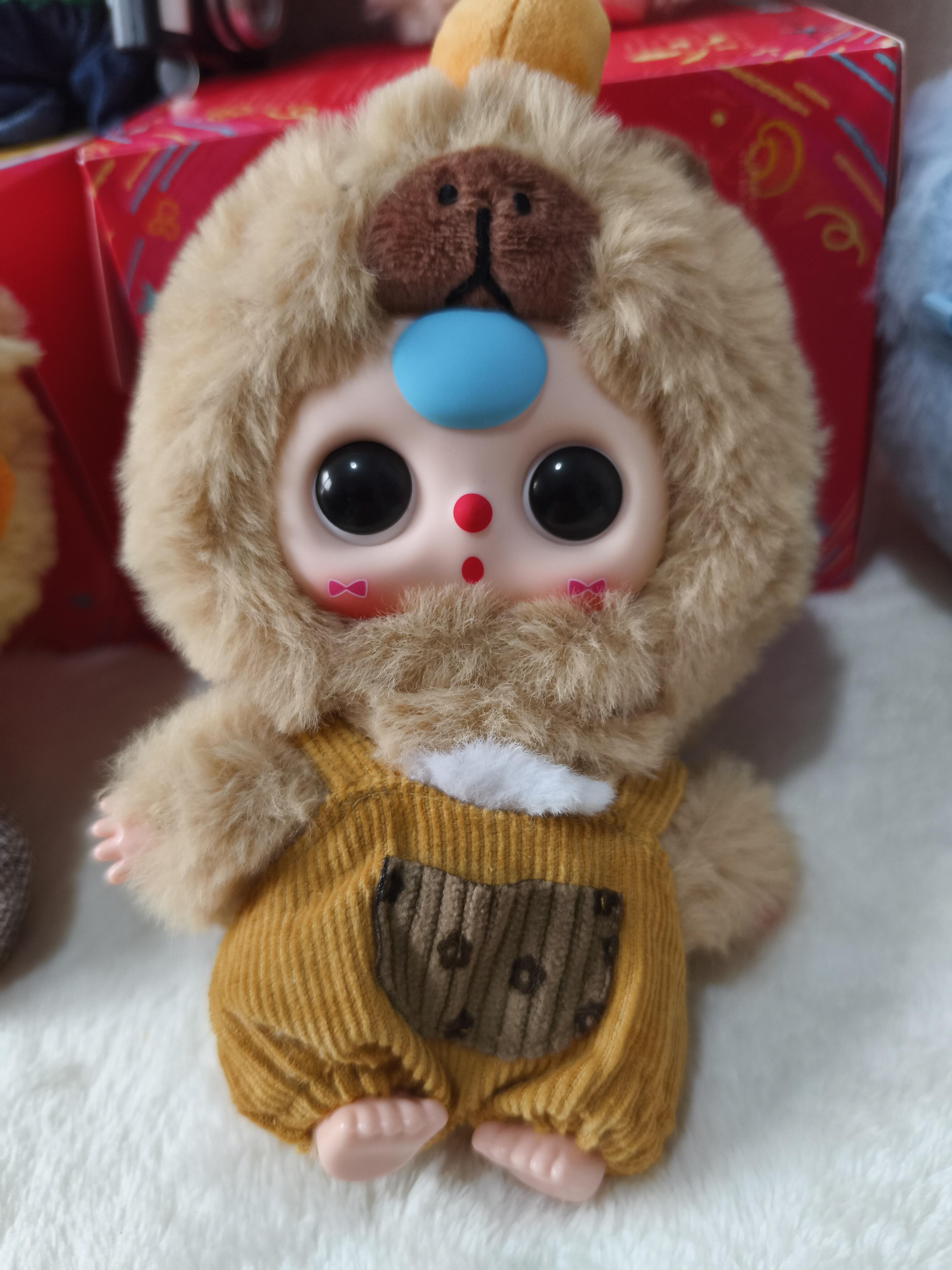 BabyThree Cutie Plush Toy Doll ，Bunny Plush Dolls，Soft Furry Collectibles，