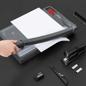 1pc Heavy Duty Paper Cutter, Paper Cutter Machine, Scissors Style Office Paper Trimmer, Photo Paper A4 Cutting Knife, Efficient Desk Accessory for Home & Office Use, Guillotine Paper Cutters And Trimmers For Cardstock Cardboard Vinyl
