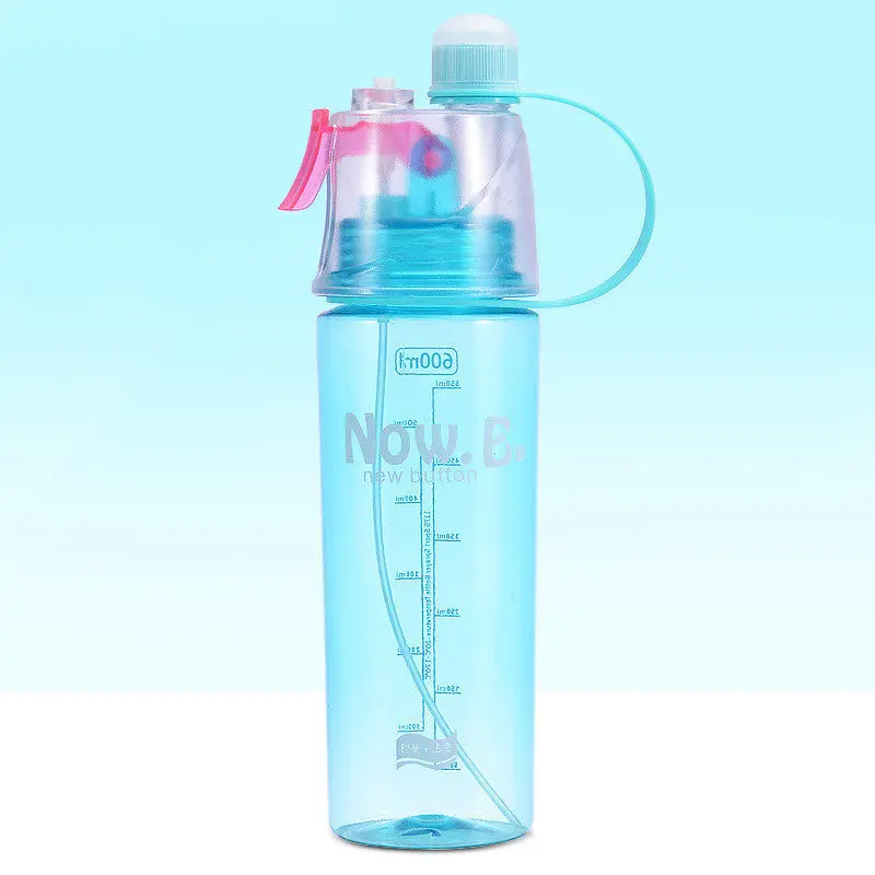20oz Portable Sports Mist Spray Bottle for On-the-Go Hydration