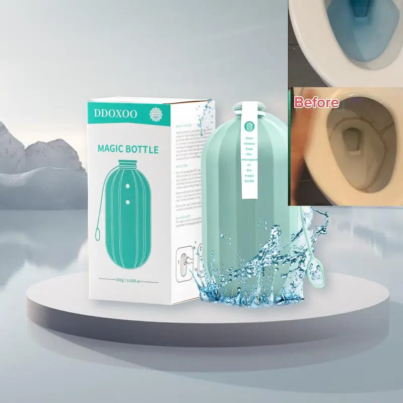 【TikTokShopSummerSale】Magic Bottle Automatic Toilet Bowl Cleaner - Powerful Septic-Safe Solution, Easy to Use, 4-Month Supply, Prevents Stain Buildup, Ensures Sparkling Clean Bowl, Effective Deodorizer