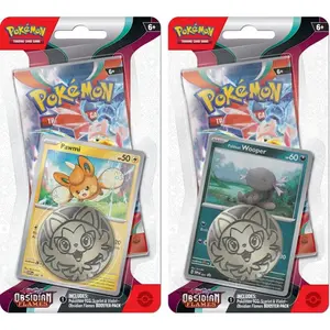 Pokemon Scarlet & Violet Obsidian Flames Checklane Blister (Set of 2)