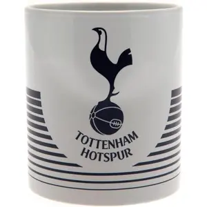 Tottenham Hotspur FC Official Ceramic Mug (One Size) (White/Black)
