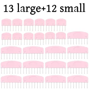 25 pcs Knit Blocking Pins Kit Knit Blocking Combs Knit Blocking Pins for Crochet Projects Sewing Lace Needlework Projects Tool