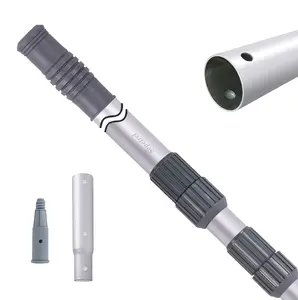 Sepetrel Pool Pole-Upgraded Professional 15 Foot Telescoping Swimming Pool Pole with Threaded Tips,Adjustable Telescopic Poles,for Skimmer Net,Brush,Vacuum Head