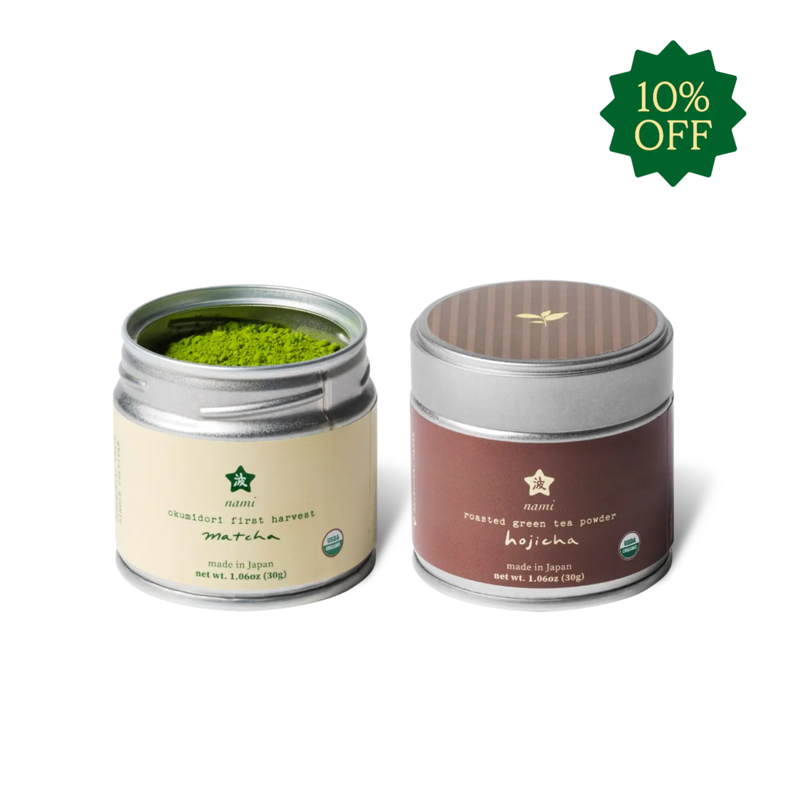 Matcha & Hojicha Duo