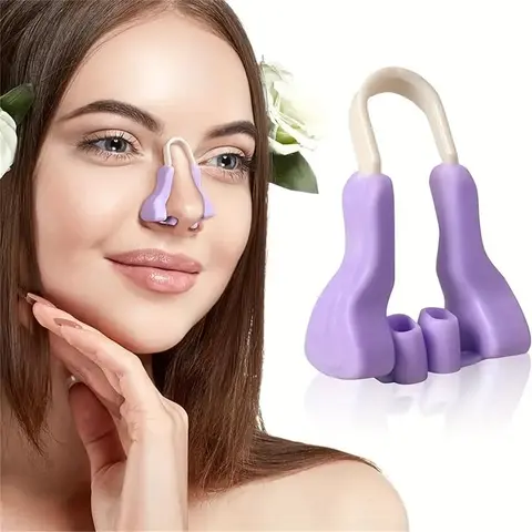 Silicone Nose Shaper, 6 Counts/set Nose Bridge Straightener, Nose Lifter, Painless Nose Shaping Tool, Skin Care Tool for Women, Nose Clip
