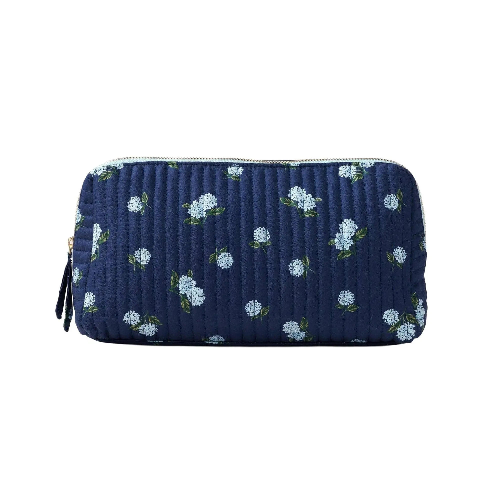 RIFLE PAPER CO. | Ditsy Hydrangea Quilted Large Cosmetic Pouch