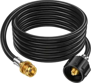 【Holiday Special】Alloxity QCC-1lb Adapter Hose Effortless outdoor cooking Reliable performance Multiple style options Simplifies fuel transfers Perfect for camping