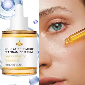 Facial Brightening Serum, Curcumin + Turmeric + Niacinamide Triple Brightening Formula, Smooths Skin, Adds Gloss, Brighten Skin Tones, Daily Care Preferred