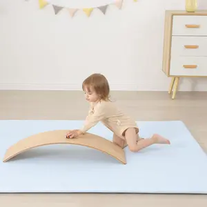 HulooSleep Baby Cooling Play Mat for Summer, 1.3 inch Thick Memory Foam Cooling Floor Tummy Time Mat, play rug,Soft & Breathable, Non-Slip Rectangular for Playtime & Rest