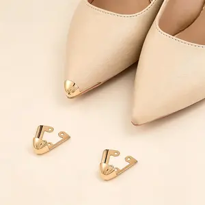 4-Piece (2-Pair) Set of Anti-Kick Metal Toe Caps for High Heels - Durable, Stylish, and Available in Three Colors